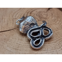 Echt zilveren Cobra hanger